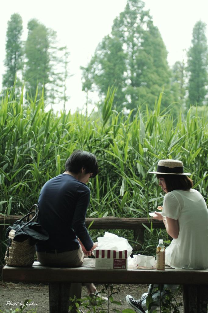 二人の昼食