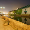 小樽都市夜景　小樽運河