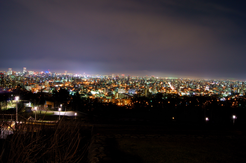 旭山記念公園の夜景