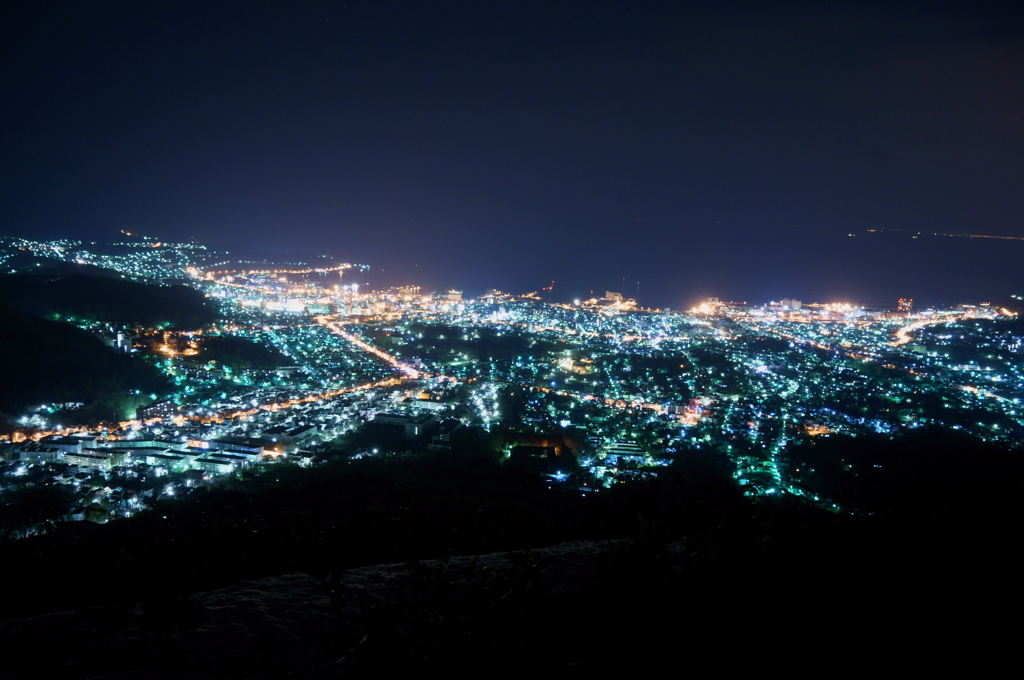 Night view of  Otaru