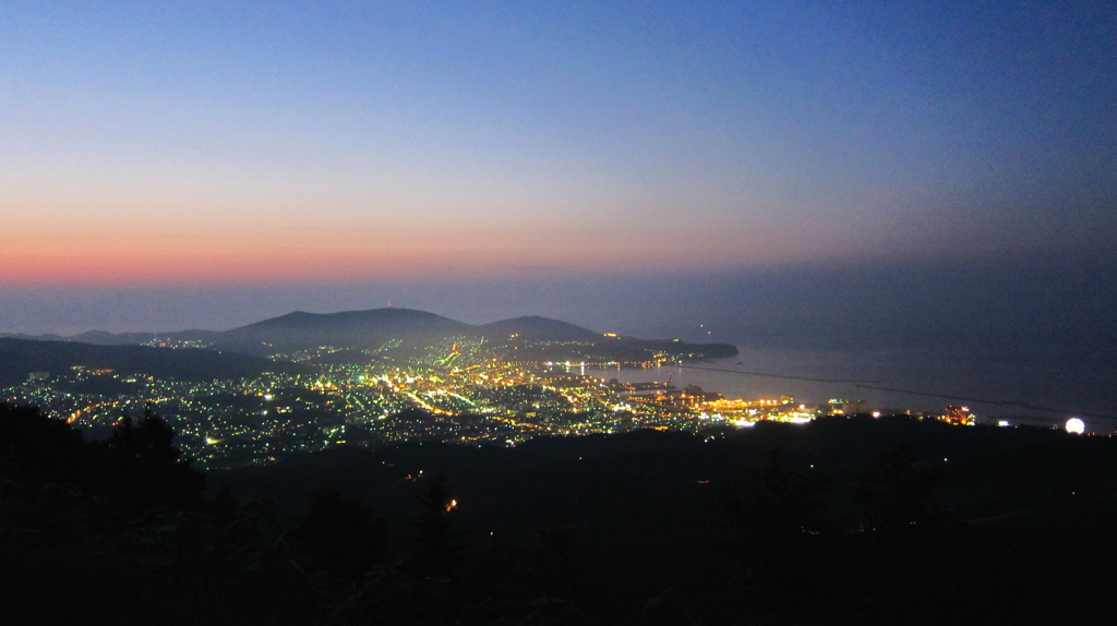 毛無山の夜景