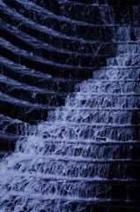 白水の階段
