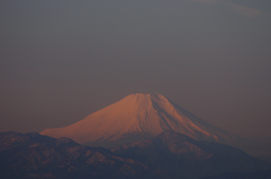 今朝の富士