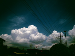 沸き立つ雲