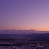 亀岡盆地夕暮れ