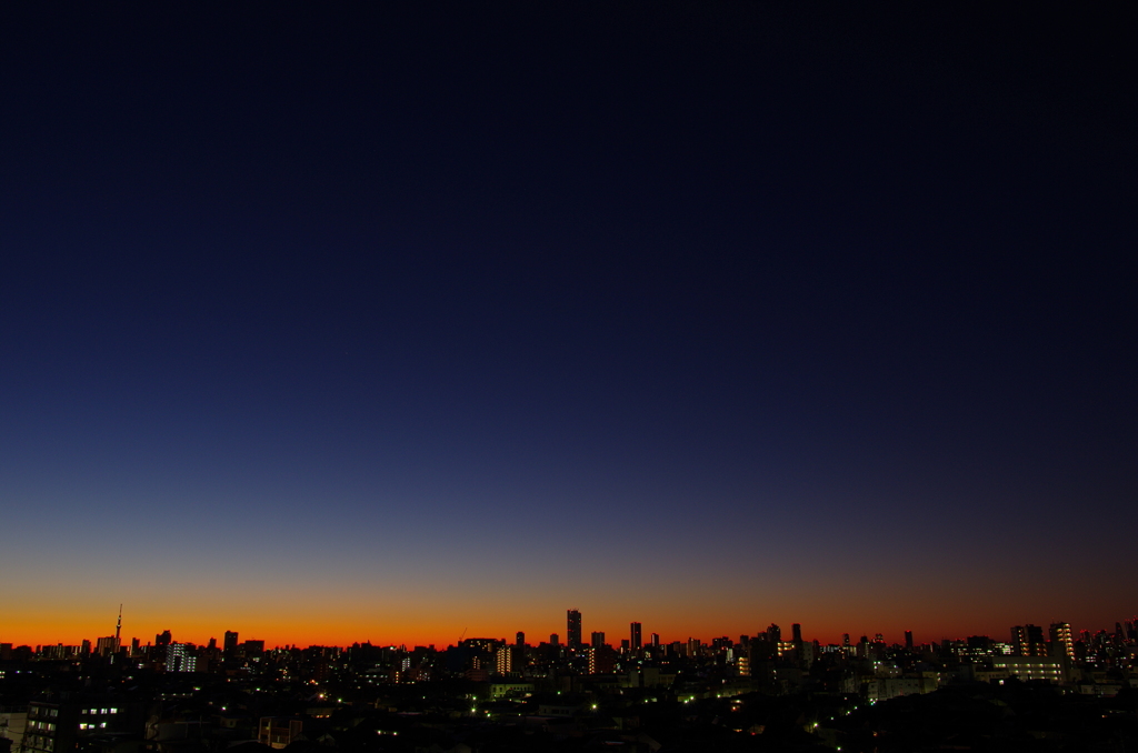 夜明けのグラデーション