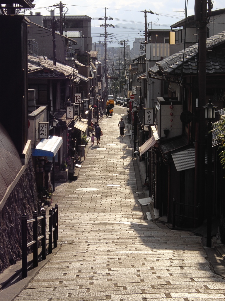 八坂通り、夏