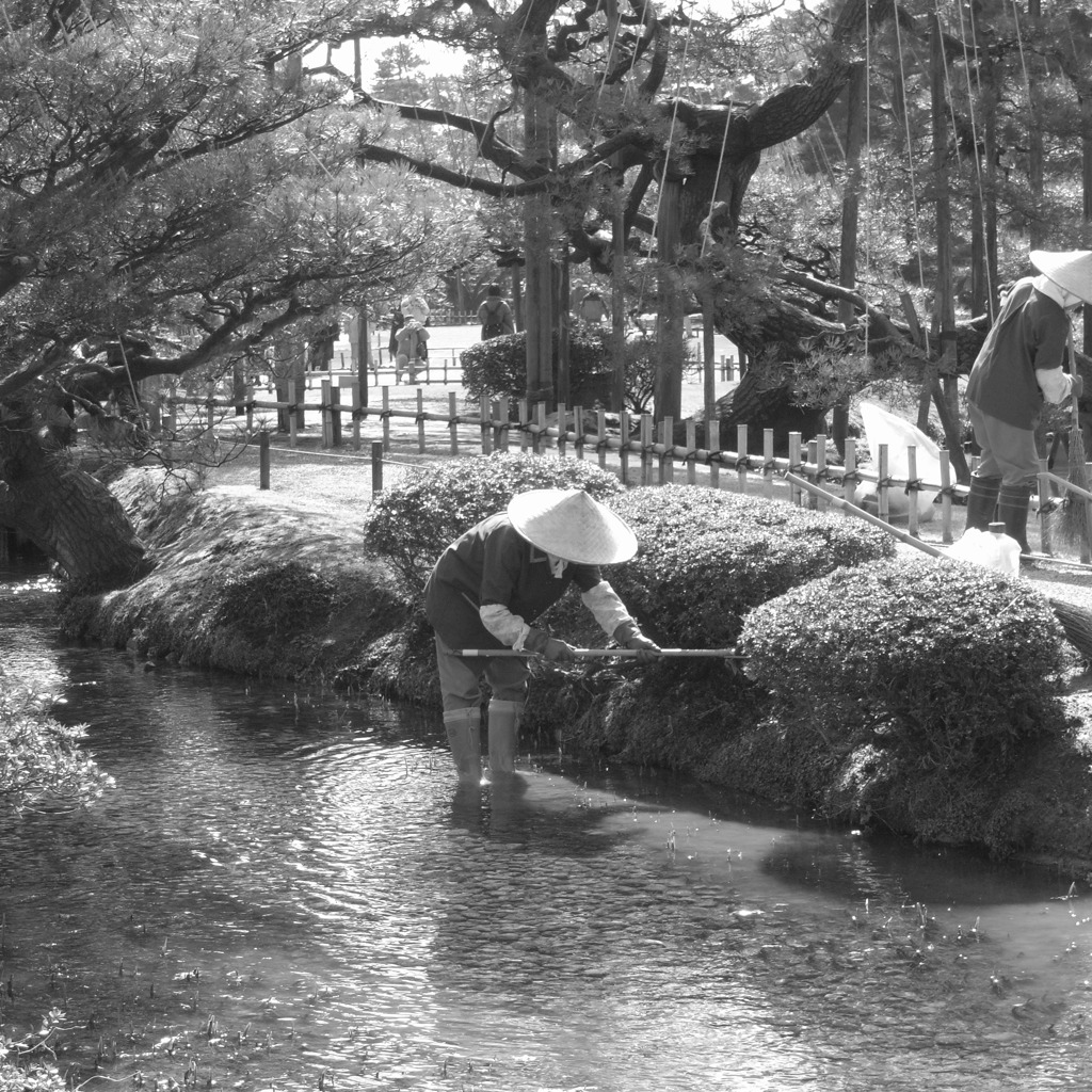 兼六園のおばちゃん