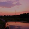 ワーゲンに映る夕焼け