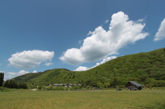 緑と雲