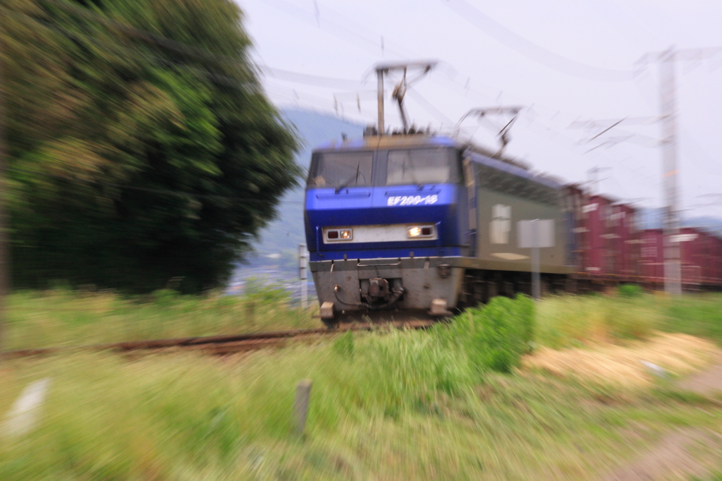 働く電気機関車