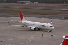 JAL B737＠仙台
