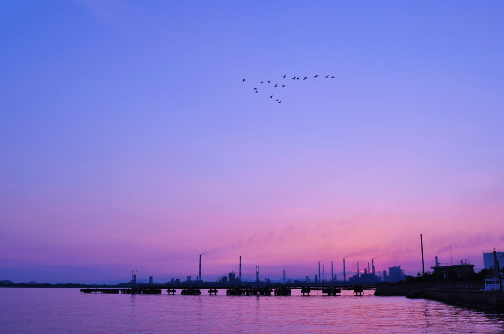 Mizushima* -sun set-