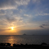 渋川海岸の朝