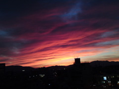 夕日が沈んだ後に・・・