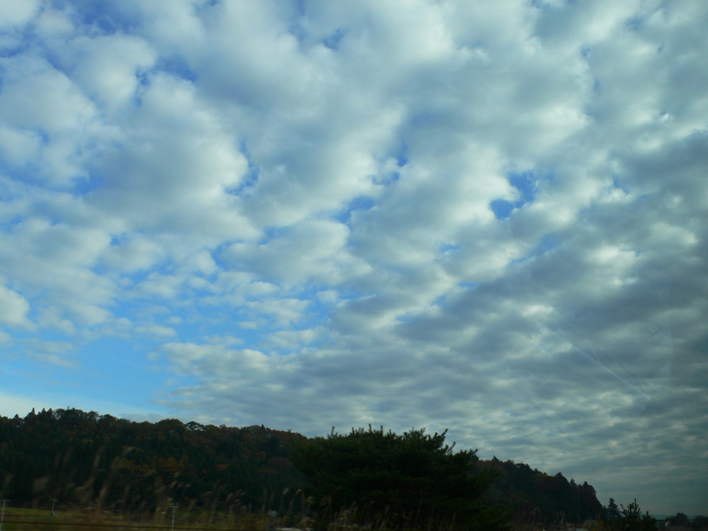 どこまでも雲