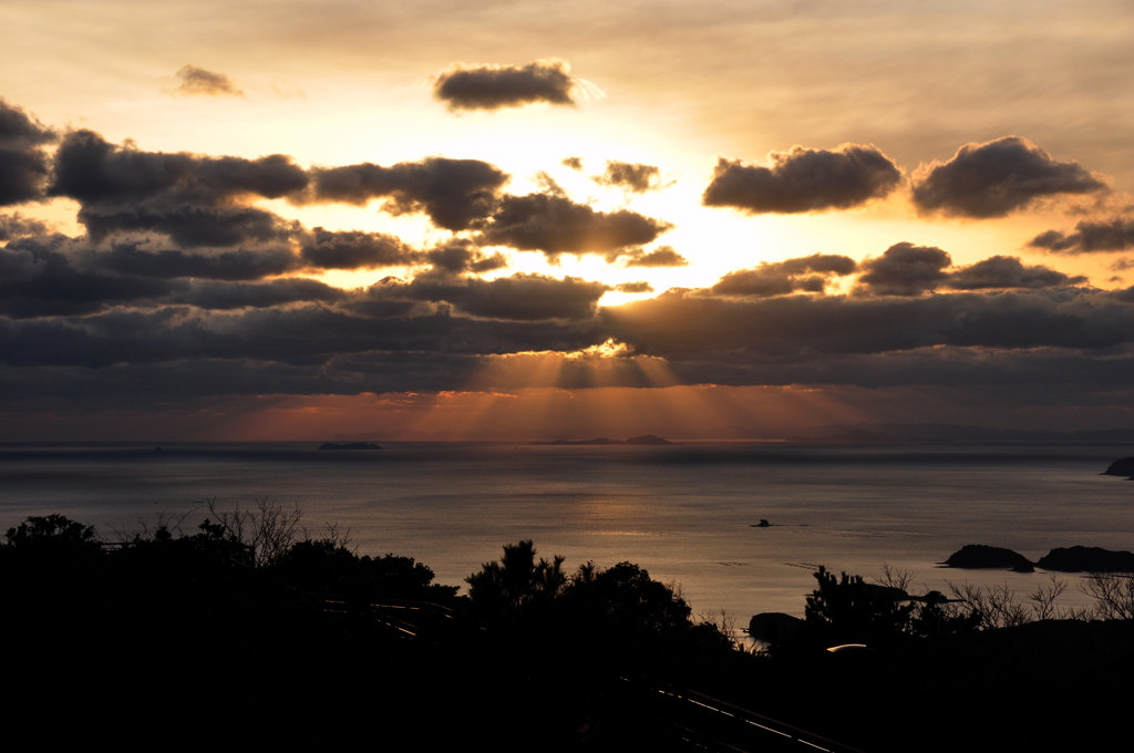 西海の夕日