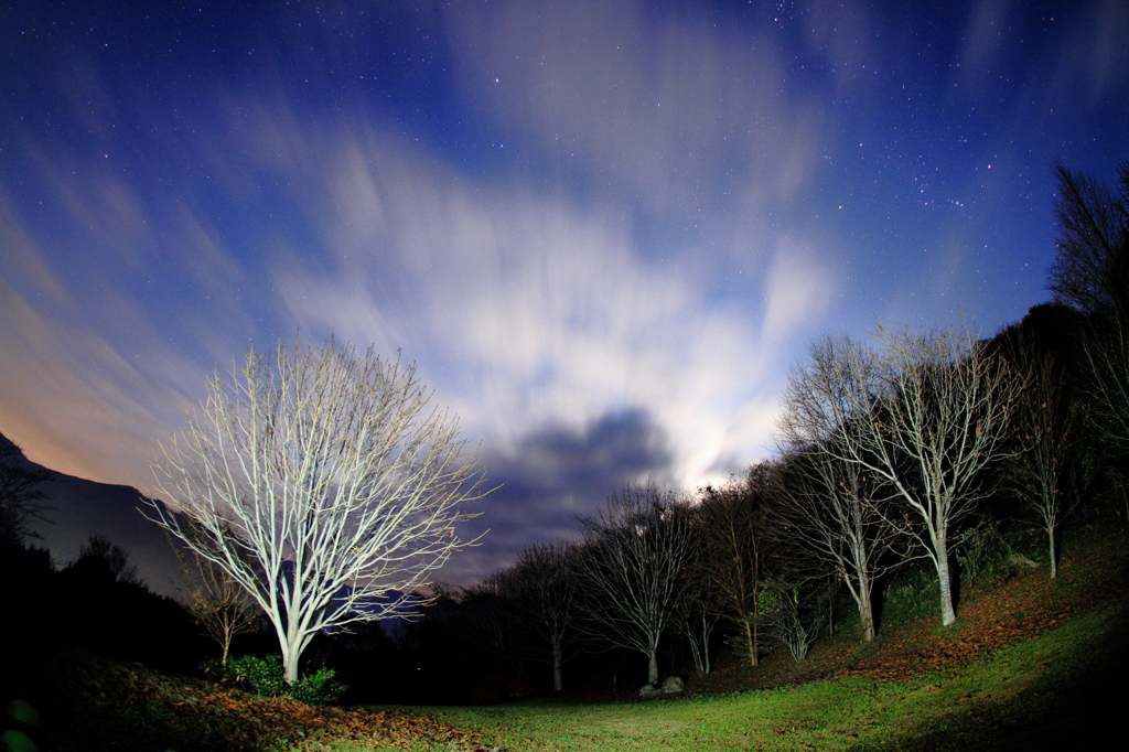 空行く雲の綺羅星