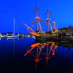 Glowing Red Pirates