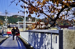 晩秋の東山