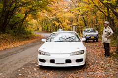 紅葉と愛車その１