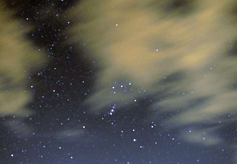 雲とオリオン