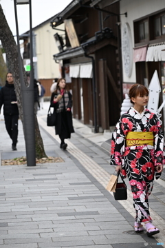 着物姿の女性