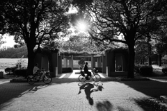 公園にて