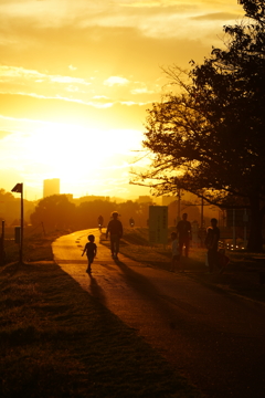 夕陽 夕陽