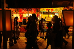 出店の灯り