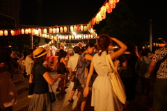 夜のお祭り