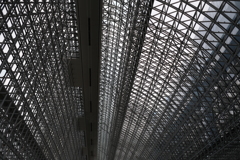 京都駅を見上げて
