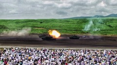 90式戦車主砲発射