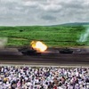 90式戦車主砲発射