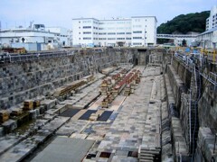 横須賀米海軍基地のドライドック