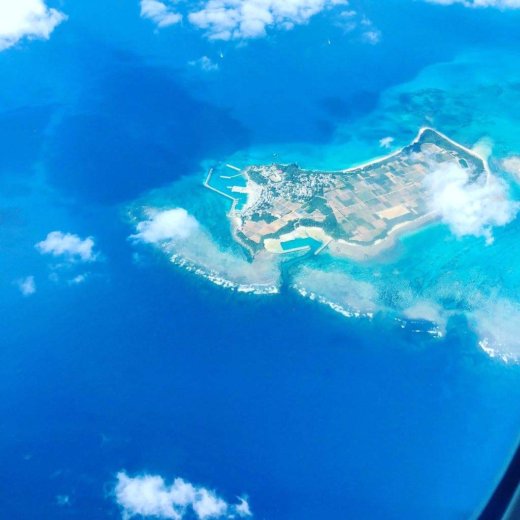 沖縄上空