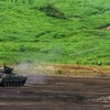 35ミリ機関砲曳光弾射撃