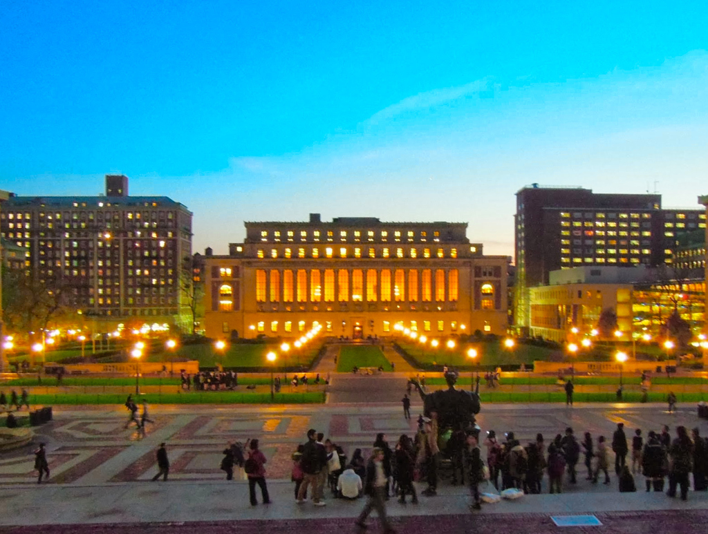夕暮れのコロンビア大学