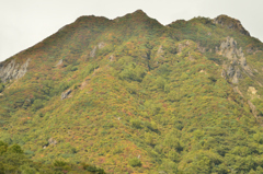 色付き始めた那須岳
