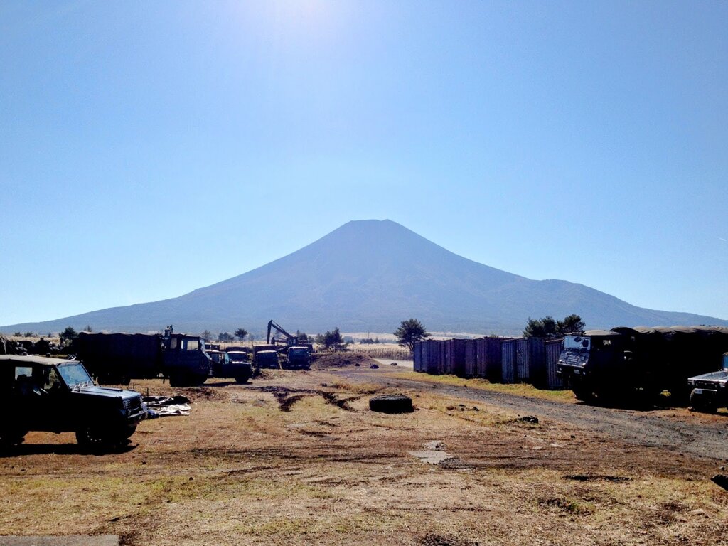 北富士演習場から見る富士山