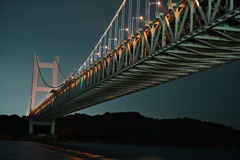 夜の瀬戸大橋