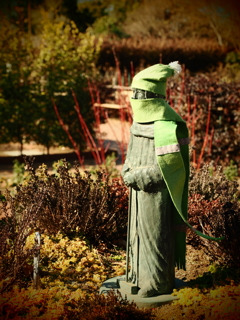 冬のガーデンの神様