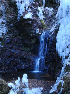 尾ノ内氷柱にある滝