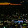 サンシャイン60展望台でみた風景05　西池袋夕焼け物語