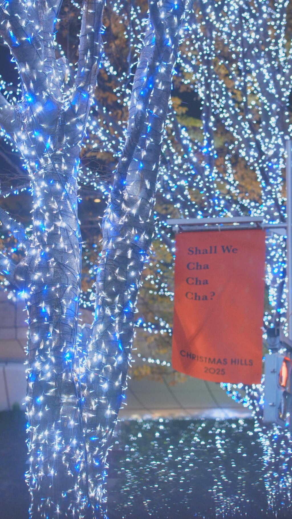 けやき坂のイルミネーション