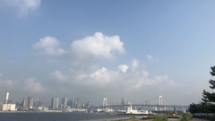 夏終盤のレインボーブリッジ