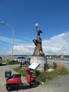 北海道　留萌市の古き女神灯台