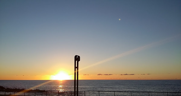 夕陽・・・黄金岬