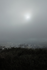 雲海の中