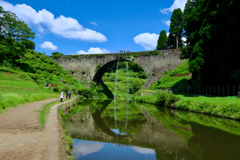 夏の通潤橋